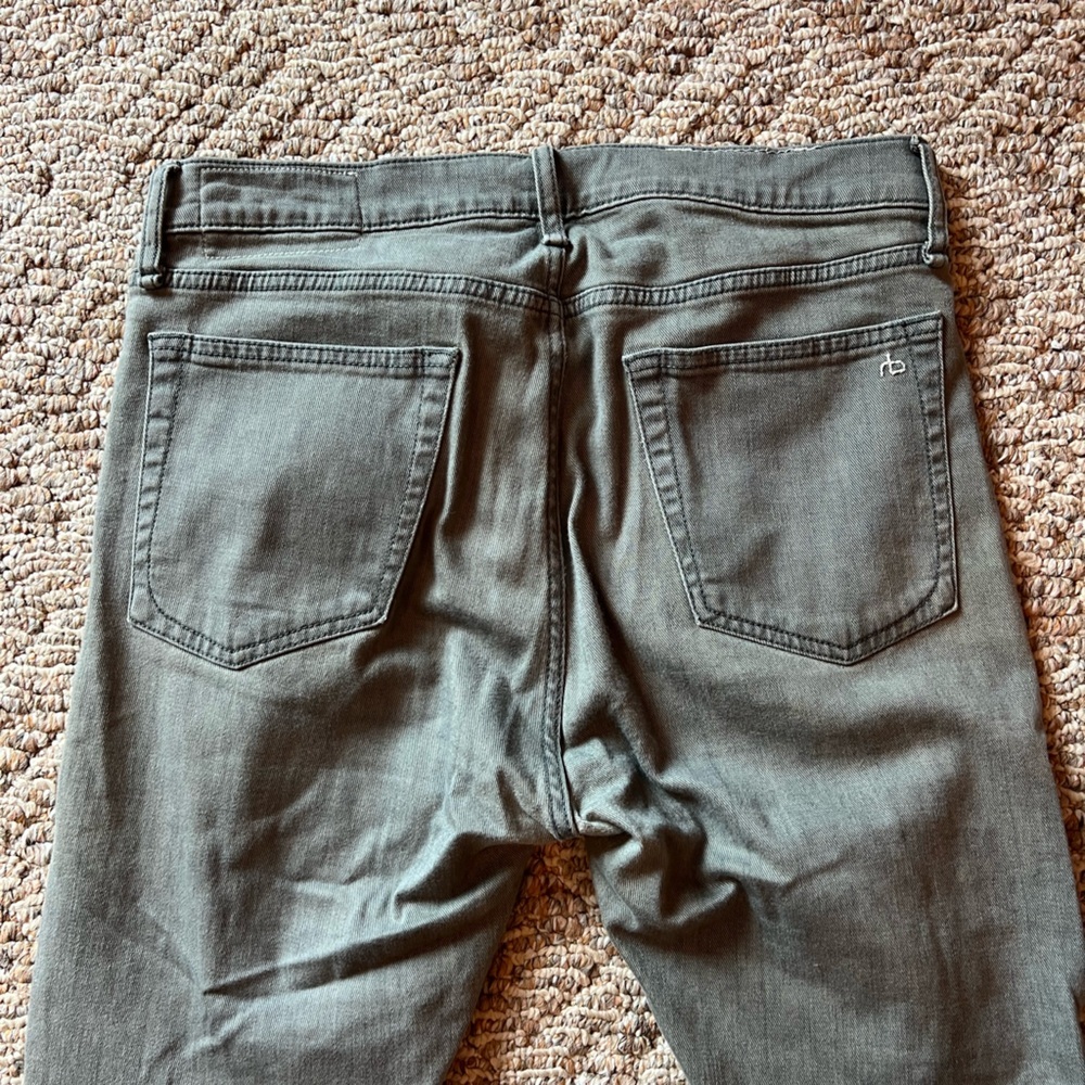 rag & bone Men’s Fit 1 Skinny Jeans Grey - Picture 7 of 10